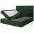 Boxspring postelja Lola - 200x200 cm - tkanine Monolith