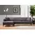 Atelier del Sofa Ugaona garnitura Belissimo 95x67x140cm Tamnosiva