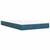 Vidaxl Box spring postelja z vzmetnico modra 120x200 cm žamet