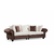 ATELIER DEL SOFA Sofa trosed Fresno 3 Brown White