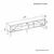 HANAH HOME TV polica Brendon Sapphire Oak