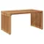 Vrtni bočni stol Smeđa 70 x 37,5 x 35,5 cm Čvrsto teak drvo