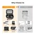 K&F Concept Digital Camera Case Waterproof & Protective Small Camera Bag