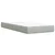 Box spring krevet s madracem svjetlosivi 100x200 cm baršunasti