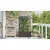 Vidaxl Vrtni lonček 2 szt. Rjava 80 x 40 x 142 cm Plastika