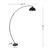Opviq 534LUN4231 Podna lampa, Crna