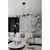 Luster na sajli ROSSI 6xE14/10W/230V crna/siva