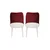 Hanah Home Set trpezarijskih stolica Nova 081 V2, 2 komada, Bordo