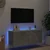 Zidni TV ormarić s LED svjetlima siva boja betona 100x35x41 cm