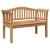klupa Smeđa 120 x 53,5 x 85 cm Masivni teakov drvo