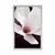 Plakat cvet magnolije na abstraktnem ozadju - 60x90 silver