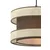 Opviq Luster Halo, 40x40cm, Antracit-beli