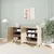Hanah Home Konzolni sto Kns-740-Ff-2, 180x100x43 cm, Hrast