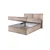 Grantex Line Francuski ležaj Malaga, 150x200cm, Smeđe boje