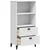 Regal za knjige VIKEN bijeli 60 x 35 x 123 cm konstruirano drvo