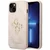 Guess zaščitni ovitek Big Metal Logo 4G Pink Hard Case, Iphone 14 Pro