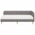 Vidaxl Kotna postelja Taupe 90 x 190 cm blago