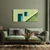 Slika zelena fasada z oknom - 80x40