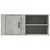 TV ormarići 2 kom Siva betona 80x31,5x36 cm konstruirano drvo