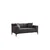 ATELIER DEL SOFA 2-Seat Sofa dvosed New Petra 2 Anthracite