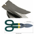 Generic Iron scissors, plastic handles, manual tinplate, multi-size scissors, (21066475)