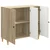 Kreveta Hrast sonoma 89 x 34,5 x 80 cm Konstruirano drvo