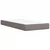 Vidaxl Box spring postelja z vzmetnico taupe 90x200 cm blago