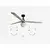 FARO 34282-11L - Plafonski ventilator KLIM L 1xE27/15W/230V borovina/crna + daljinski upravljač