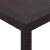 Stol za vrt Smeđa 350 x 100 x 74 cm poliratan