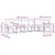 Set vanjskih sofa s jastukom 6 pcs Bijela i krem Poliester