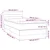 Vidaxl Box spring postelja z vzmetnico LED modra 100x200 cm blago