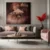 Luster na sajli CAPITAL 1xGX53/15W/230V O 60 cm roze zlato