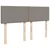 Vidaxl Box spring postelja z vzmetnico taupe 160x200 cm blago