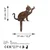 Aberto Design Dekorativna figura Cat -A 03, 36x31 cm, 1.5 mm