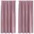 Zavjese za zamračivanje 2 pcs Tamno ružičasta 140 x 175 cm
