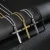 Ogrlica Pure Cross - Siva KP38413