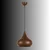 Opviq visilica Scandi 20541, 1 × E27, braon