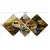 Wallity slika 4MDF69242389, 60x115 cm, 4 dijela