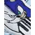 Next Majica Sonic  kraljevo modra / svetlo modra / črna / bela