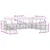 Set vanjskih sofa 8 pcs Prirodna i antracit Čvrsto drvo akacije