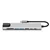 Tech-protect HB09 USB-C HUB adapter 8in1, sivo