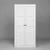 HANAH HOME Ormar bele boje Lucas 1600 81