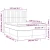 Vidaxl Box spring postelja z vzmetnico LED taupe 140x190 cm blago