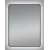 Ceramica lux Ogledalo alu-ram 60x80, matt black, touch-dimer pozadinski- CL36 300032