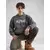 ALPHA INDUSTRIES Majica Stencil črna/bela