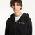 Mikina Dime Grid Zip Hoodie Black L