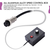 HiSmith HS21-APP Table Top 2.0 Pro 100W Premium Sex Machine with Remote and App Black