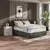 Boxspring Krevet Nobu 140/200 cm , antracit