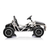BENEO električna gokart SPORT-KART 24V (EVA kolesa, usnjeno sedežno, 2 x 50W motor), črn