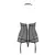 Korset & tanga 838-COR-1 crne boje - L/XL